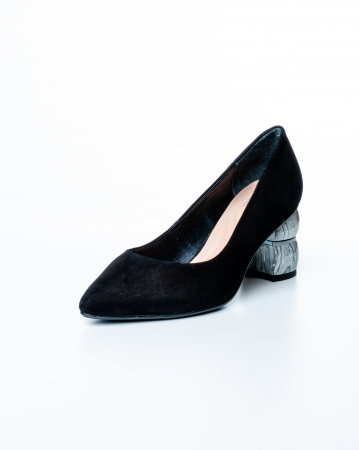 Femei - Pantofi de piele naturala Epica 2460 - 6 cm  negri