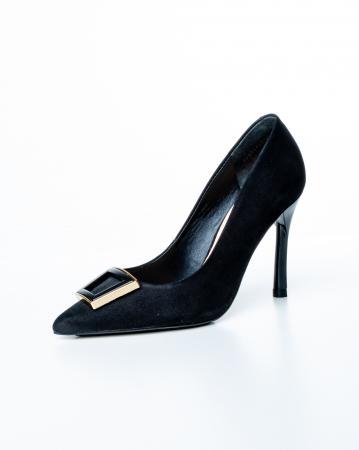 Femei - Pantofi de piele naturala Epica 3009 - 9 cm  negri
