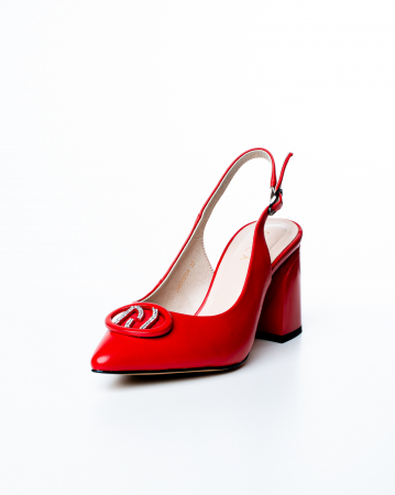 Femei - Pantofi de piele naturala Epica 3011 - 7 cm  rosii