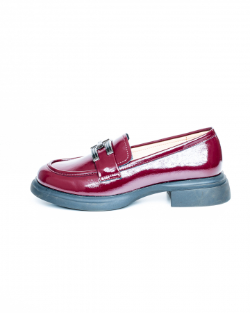 Femei - Pantofi de piele naturala Epica 3249 - 3 cm  bordo