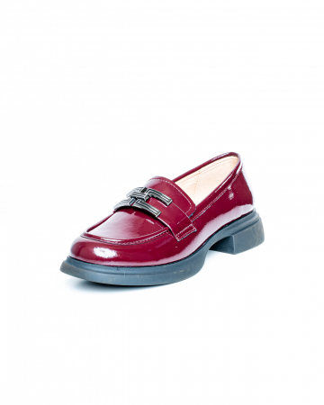 Pantofi de piele naturala Epica 3249 - 3 cm  bordo [1]