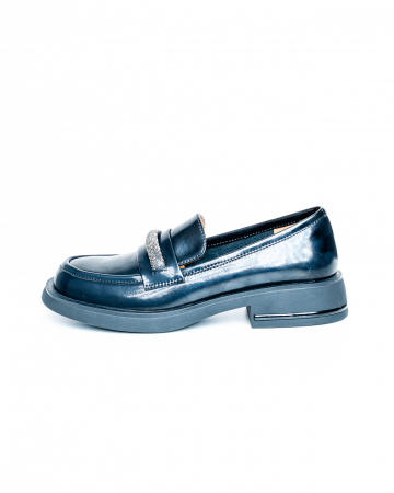 Femei - Pantofi de piele naturala Epica 3268 - 3 cm  negri