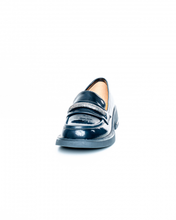 Pantofi de piele naturala Epica 3268 - 3 cm  negri [2]