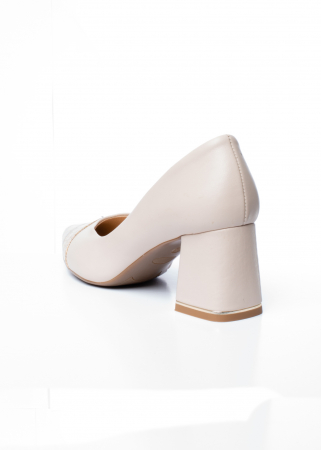 Pantofi de piele naturala Kordel 1179 crem [7]