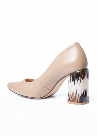 Pantofi de piele naturala Kordel 564 bej [7]