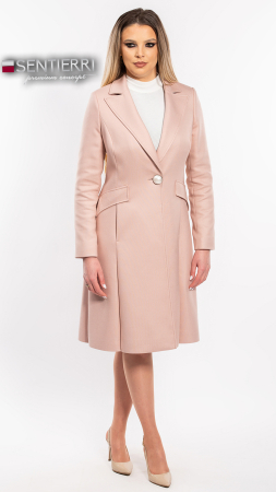 Pardesiu de lână Sentierri 838 fucsia [4]