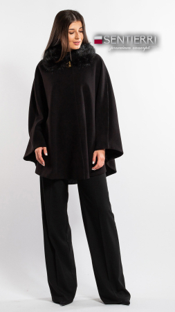 Pelerina de lână Sentierri 859 neagra [1]