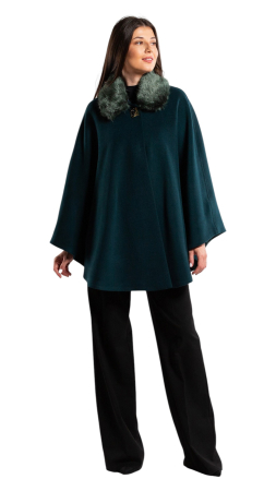 Pelerina de lână Sentierri 859 verde-smarald [3]