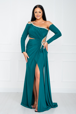 Rochie Abbey lunga verde [1]