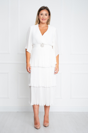 Rochie Ad midi alba [0]