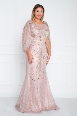 Rochie Addy lunga pudra [1]