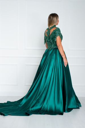 Rochie Adelia lunga verde [3]