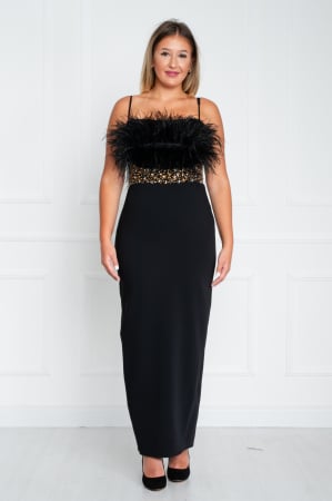 Rochie Adora midi neagra [0]