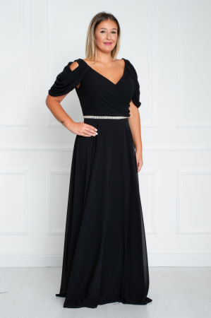 Rochie Adriana lunga neagra [1]