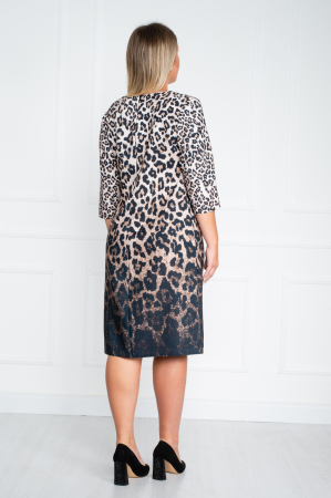 Rochie Ailis midi animal-print [3]
