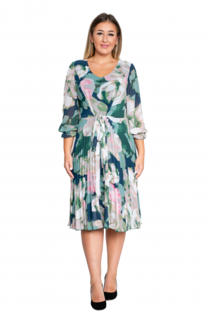 Rochie Aimee midi verde [4]