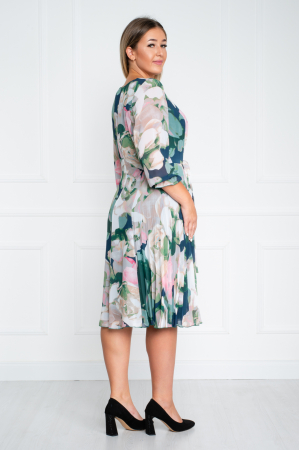 Rochie Aimee midi verde [3]