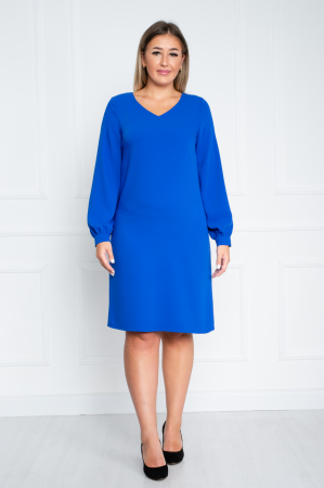 Rochie Aislinn midi albastra [0]