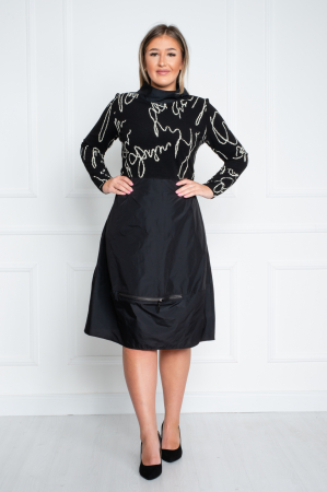 Rochie Alizeh midi neagra [0]