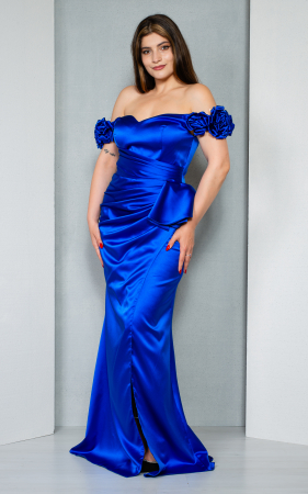 Rochie Allie lunga albastra [2]