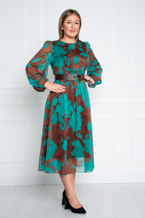 Rochie Alora midi verde [2]