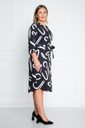 Rochie Althea midi neagra [2]