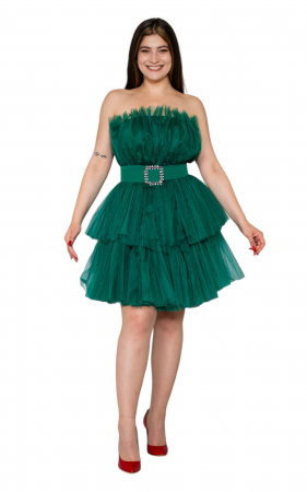 Rochie Althea scurta verde [4]