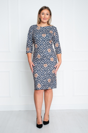 Rochie Amaia midi bej [1]