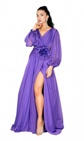 Rochie Angel lunga mov [4]