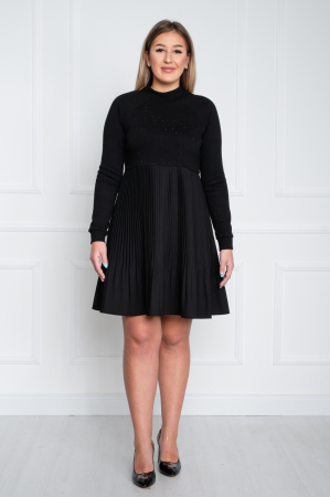 Rochie Anneliese scurta neagra [0]