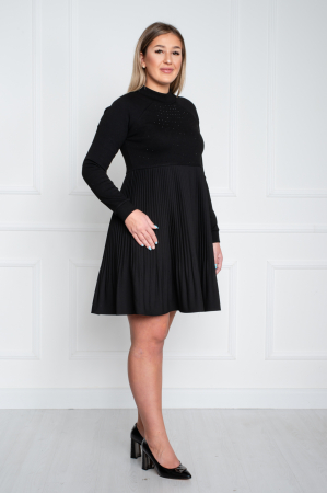 Rochie Anneliese scurta neagra [2]