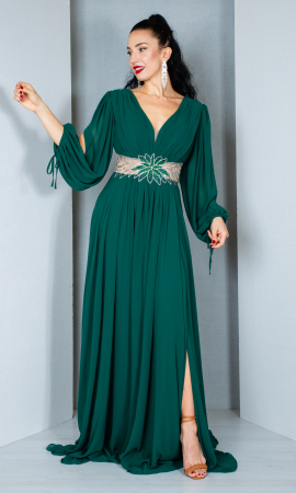 Rochii de seara - Rochie Annette lunga verde