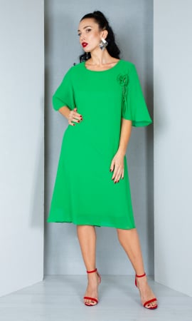 Rochii de toamna - Rochie Annika midi verde