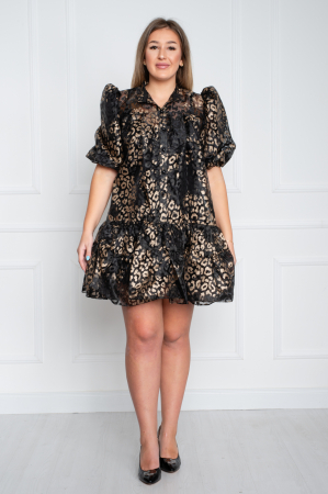 Rochie Annika scurta animal-print [0]