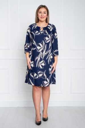 Rochie Anouk midi bleumarin [0]