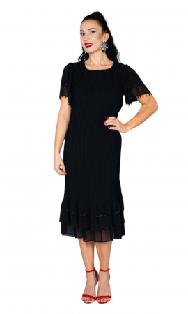 Rochie Anouk midi neagra [4]