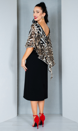 Rochie Anoushka midi animal-print [3]
