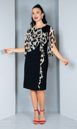 Rochie Ansley midi animal-print [1]