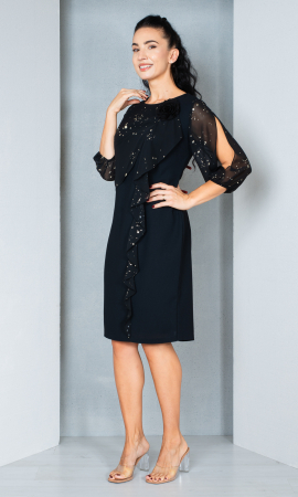 Rochie Anouk midi neagra [4]