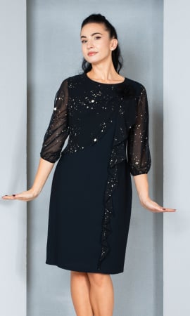 Rochii de banchet - Rochie Anouk midi neagra