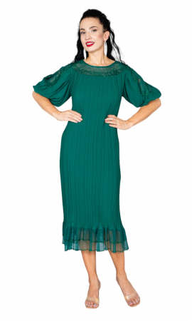 Rochie Anthea midi verde [4]