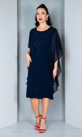 Rochie Antonia midi bleumarin [1]