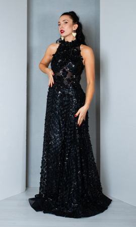 Rochie Anwen lunga neagra [1]