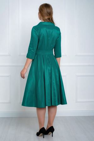 Rochie midi verde [3]