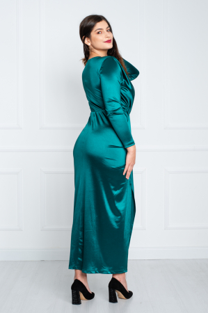 Rochie Arielle midi verde [3]