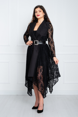 Rochie Arrietty midi neagra [1]
