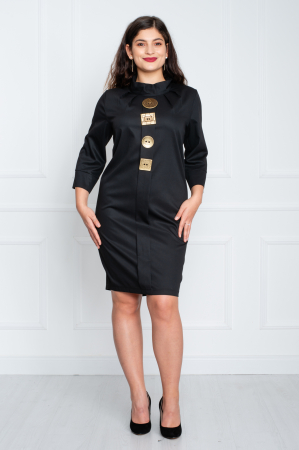 Rochie Atarah scurta neagra [0]