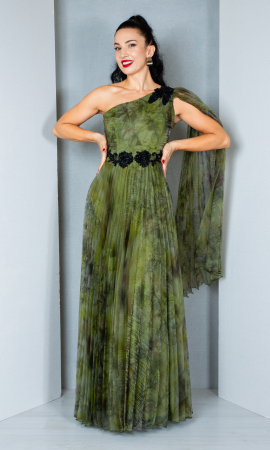 Rochii de seara - Rochie Batsheva lunga verde