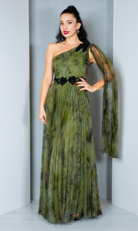 Rochie Batsheva lunga verde [1]