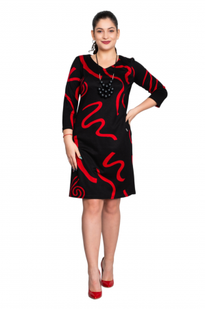 Rochie Bernadette midi neagra [4]